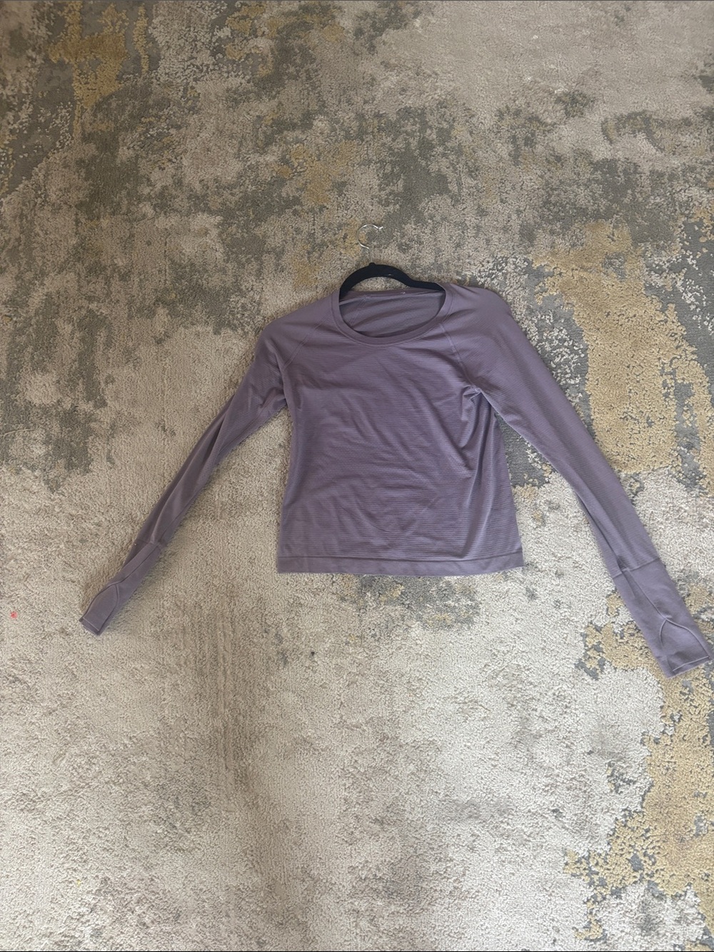 lululemon athletica Lavender Long-Sleeve Crew Tee